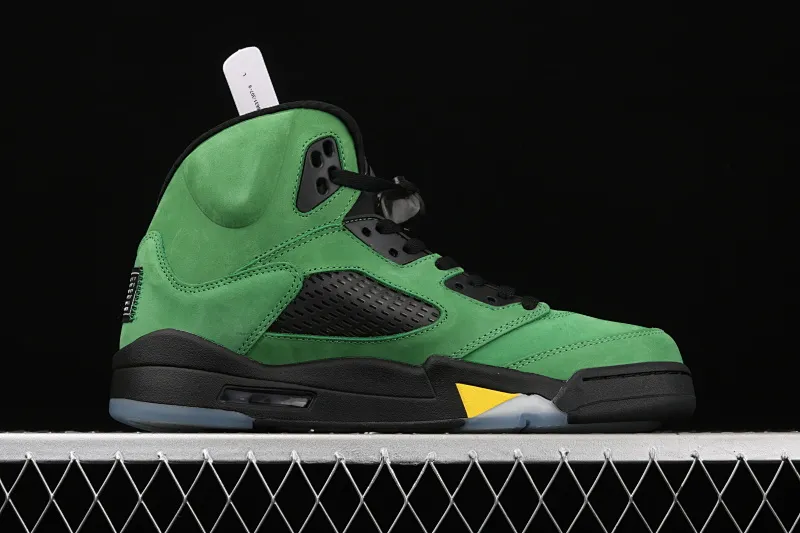 All categories Air Jordan Jordan series basketball shoes Air Jordan 5 Air Jordan 5 SE "Oregon Ducks" AJ5 Joe 5 Oregon Apple Green CK6631-307